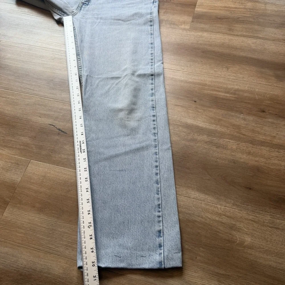 Vintage Levis 505 Jeans Men 32x30 Blue Regular Fit Light Wash Denim 90s (Hemmed)